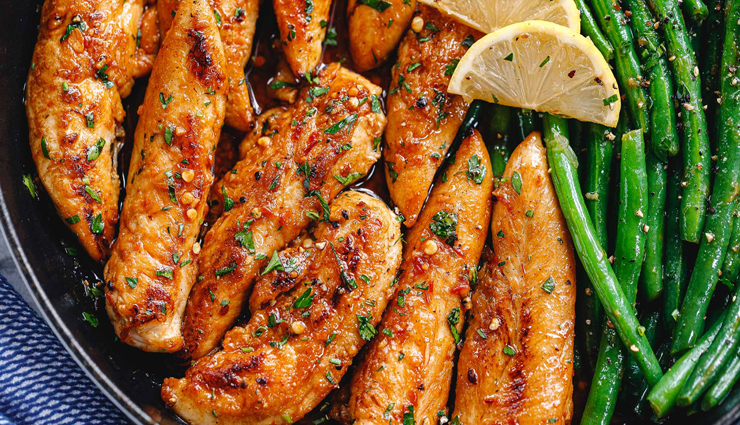 Recipe- Healthy To Eat Garlic Butter Chicken Tenders