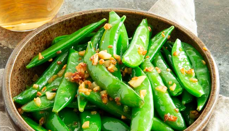 garlic butter sugar snap peas recipe,hunger struck,food