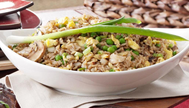garlic mushroom fried rice,garlic mushroom fried rice recipe,fried rice recipe,mushroom benefits,recipe