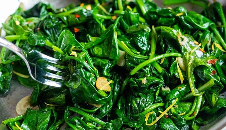 Recipe- Super Green Galic Sauted Spinach
