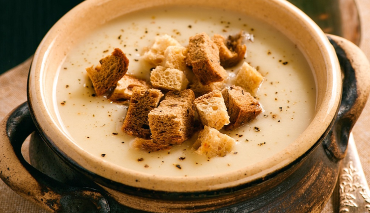 creamy garlic soup,hunger struck,food,easy recipe