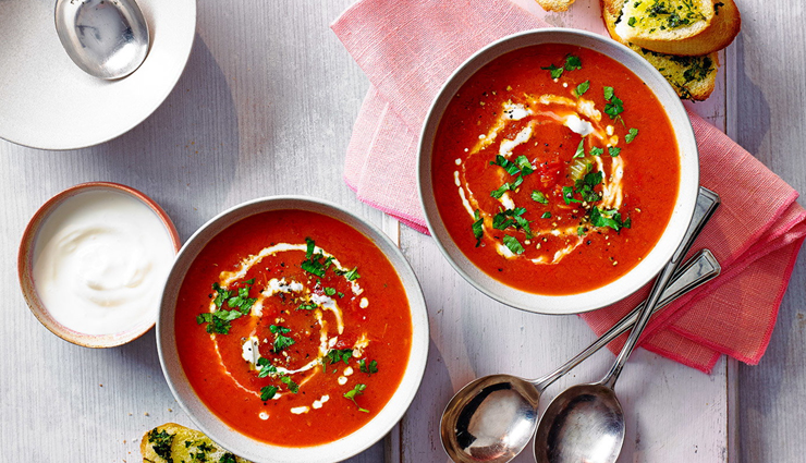 garlic tomato soup recipe,recipe,recipe in hindi,special recipe