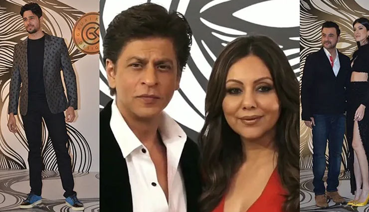 PICS- Shah Rukh Khan steals limelight at Gauri Khan's star-studded bash
