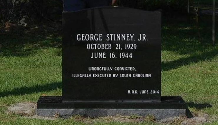 weird news,weird incident,death judgment to child,george stinney,america