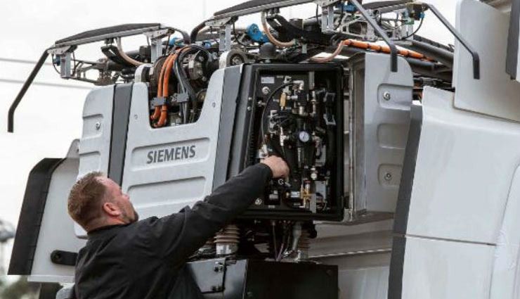 germany,first e-highway for trucks