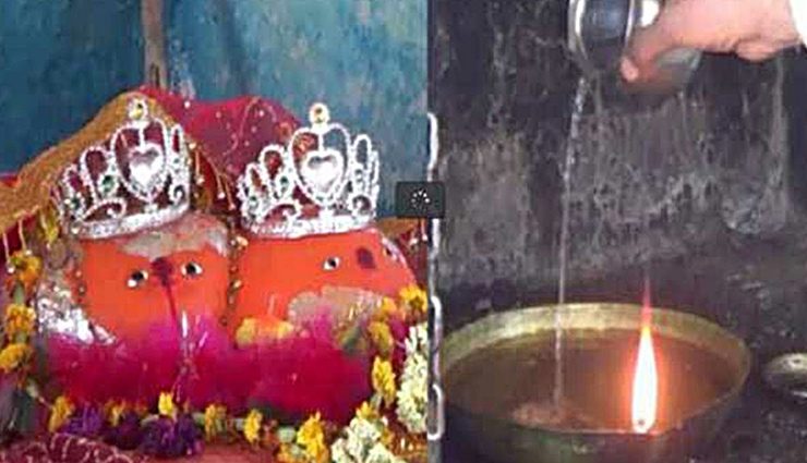 navratri special,navratri special 2017,unique maa durga temple,temple with water lit lamp,weird temple in india