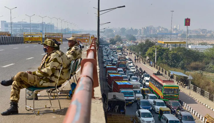 किसान आंदोलन:  गाजीपुर बॉर्डर बंद, दिल्ली जाने के लिए इन रास्तों का करें प्रयोग