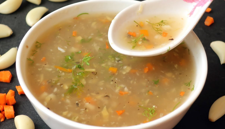 ginger garlic soup recipe,recipe,recipe in hindi,special recipe