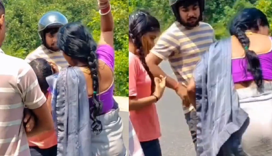 बीच सड़क पर भयंकर बवाल! स्कूल से बंक मारने वाली लड़की को मां ने सरेआम लगाए कई थप्पड़, वीडियो वायरल