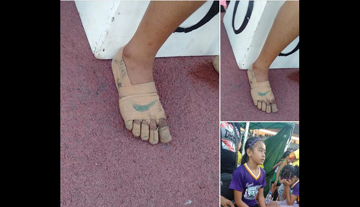 girl,win,school race,without shoes,weird news in hindi