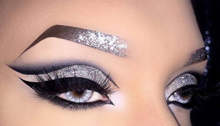 beauty tips,beauty tips in hindi,glitter on face,face beauty,makeup tips