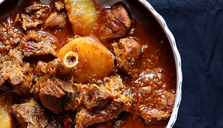 bengali style goat curry,bengali style goat curry recipe,non veg recipe