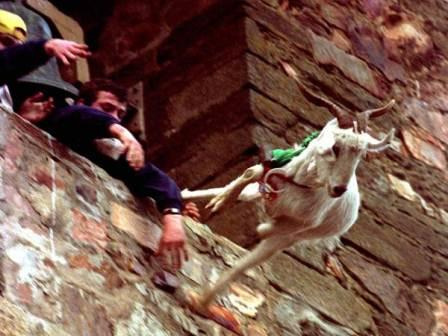 insane festivals in the world,crazy festivals celebrated,festivals around the world,el colacho,goat tossing festival,bolas de fuego,the redneck games,frozen dead guy days