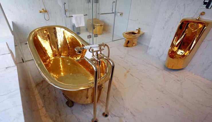 यह होटल दे रहा है ग्राहकों को सोने के बाथटब में नहाने का मौका, किराया जान आपके भी होश उड़ जाएँगे