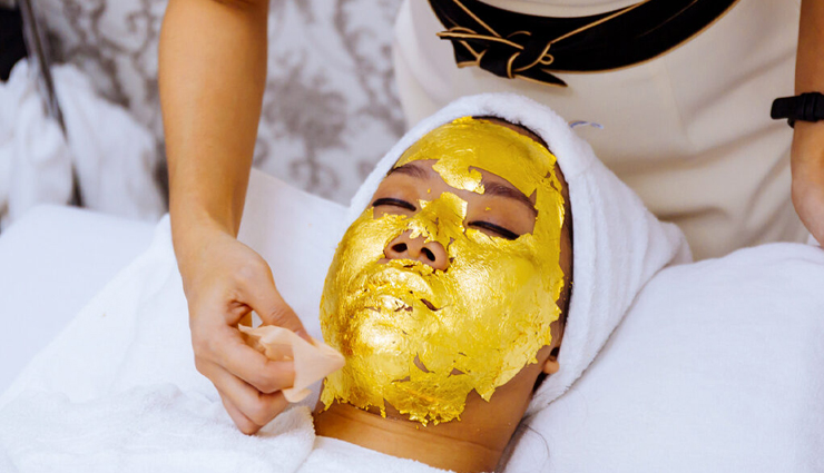 gold facial at home,steps for gold facial at home,skin care tips,beauty tips