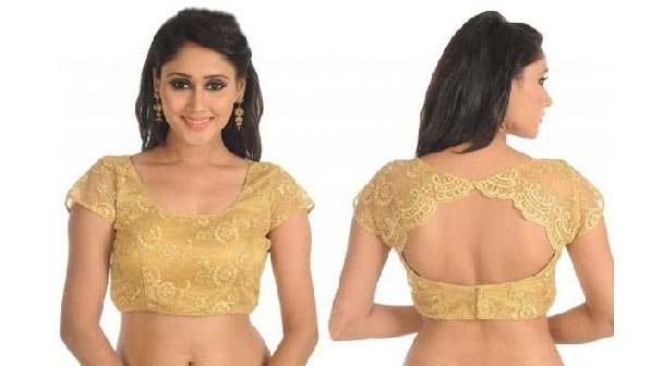 trending golden blouse designs,golden blouse designs,fashion tips,trending blouse designs,latest fashion trends