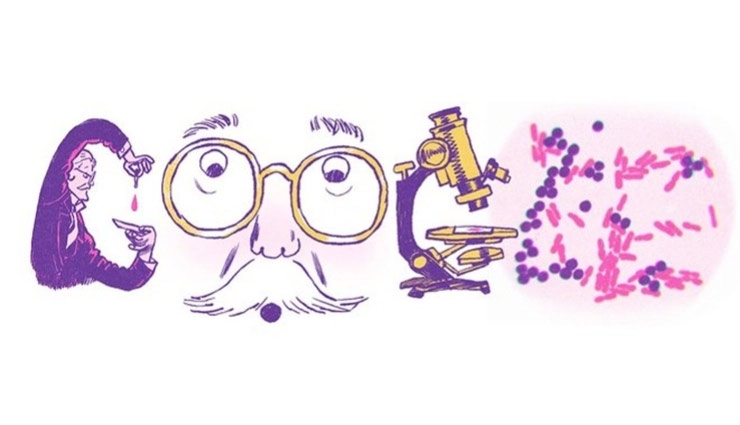 Google Doodle celebrates Danish bacteriologist Hans Christian Gram’s 166th birth anniversary