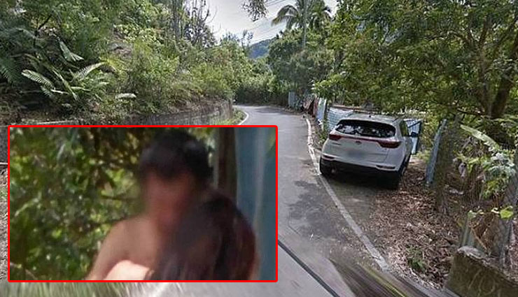 कार के बोनट पर दिखा न्यूड कपल, Google मैप से तस्वीरें सोशल मीडिया पर वायरल