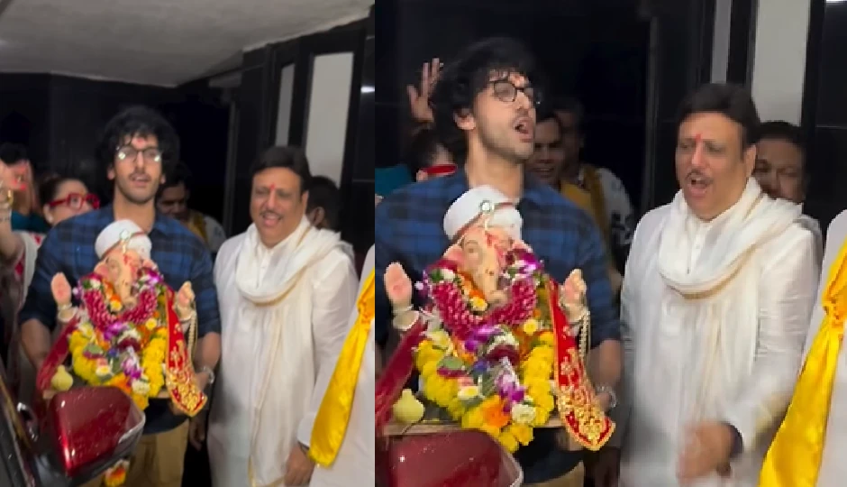 तलाक की खबरों के बीच गणपति विसर्जन में गोविंदा-सुनीता का धमाल, ढोल पर झूमते हुए बप्पा को दी विदाई, वीडियो वायरल