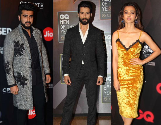 GQ अवार्ड मे सितारों से सजी शाम 