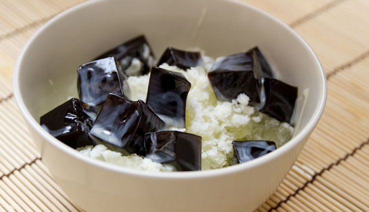 grass jelly,summer recipe,recipe,summer recipe