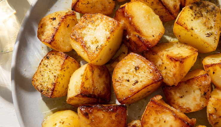 Recipe- Heavily Flavored Greek Lemon Potatoes
