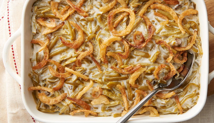 Recipe- Healthy To Eat Green Bean Casserole