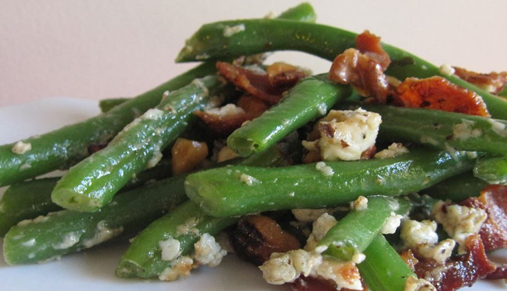 brown butter green beans with blue cheese,green beans recipe,green beans with blue cheese,hunger struck,food,easy recipes