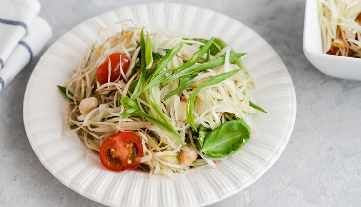 Diwali 2019- This Diwali Go Healthy With Green Papaya Salad