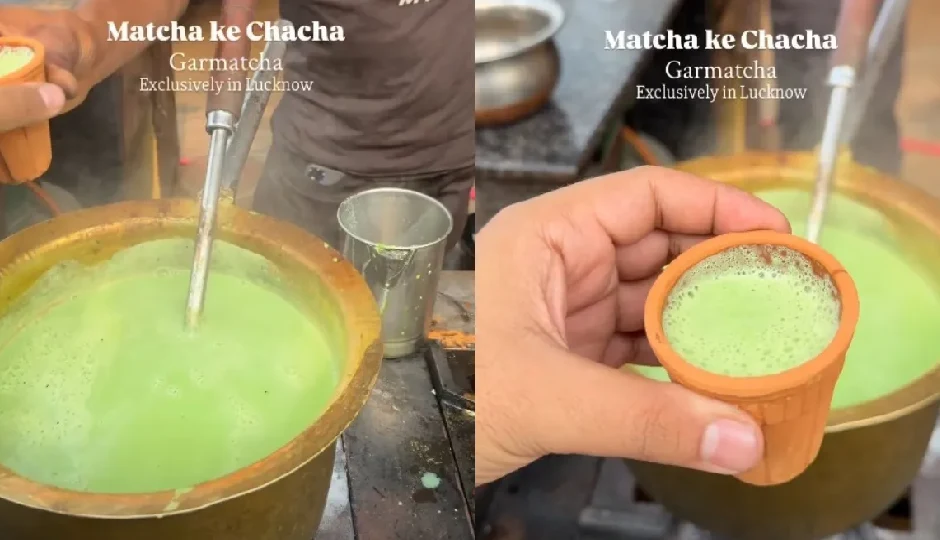 लखनऊ में बिक रही ‘हरी चाय’ ने लोगों को कर दिया हैरान, देखकर बोले– ये क्या बना दिया! VIDEO लखनऊ में बिक रही ‘हरी चाय’ ने लोगों को कर दिया हैरान, देखकर बोले– ये क्या बना दिया! VIDEO