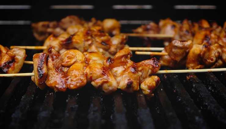 grilled sambal chicken skewers,chicken recipe,snacks recipe,main course recipe