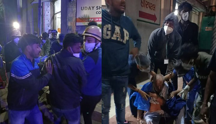 coronavirus,gujarat,rajkot,fire in icu ward,uday shivanand covid hospital