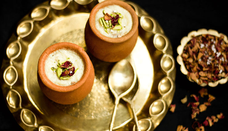 gulab phirni,dessert recipe,phirni recipe,sweets recipe