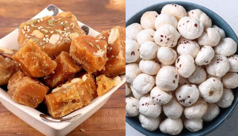 गुड़ मखाना : स्नैक्स के रूप में आजमा सकते हैं यह स्वीट डिश, खुशी के मारे उछल पड़ेंगे बच्चे #Recipe gur makhana,gur makhana sweet dish,gur makhana healthy,gur makhana tasty,gur makhana ingredients,gur makhana recipe,gur makhana children,gur makhana snacks