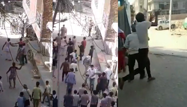 हरियाणा / जबरन लोगों ने गुड़गांव में घुसने की करी कोशिश, पुलिस ने रोका तो किया पथराव, कई पुलिसकर्मी घायल 