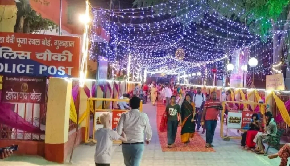 गुरुग्राम: शीतला माता मंदिर में रबर की सड़क बनकर तैयार, श्रद्धालुओं को सर्दियों में होगा गर्मी का अहसास