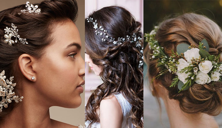 दुल्हनों के लिए बेस्ट हेयर स्टाइल्स... brides hairstyles,hairstyles for brides,hair styles for indian brides,fashionable hair styles,trending hairstyles