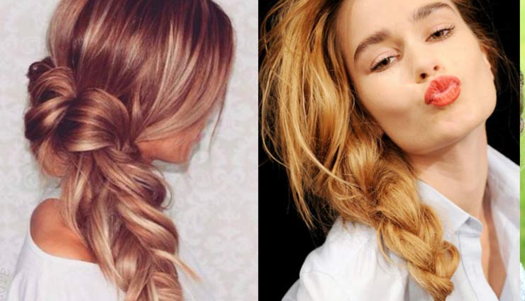 Navratri 2019: नवरात्रि के अंतिम दिन ट्राई करें ये आसान 6 हेयस्टाइल, मिनटों में होंगी तैयार hairstyles,curly hairstyles,side messy braid,half ponytail,hairstyle for women in hindi,hairdo,festive season hair styles,navratri 2019,fashion tips
