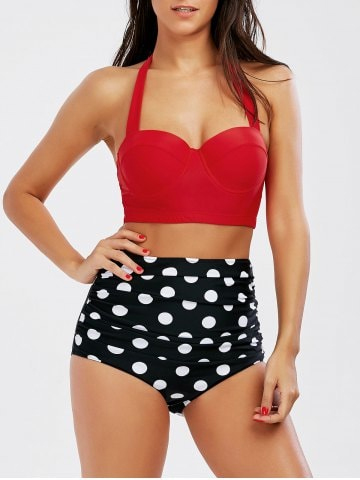 different types of swimsuits,underwire and high waist bottom,crop top and brazilian bottom,one piece plunging suit,halter-neck and boy shorts,ruffle swimsuits
