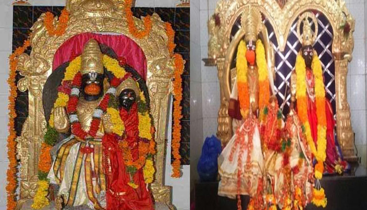 weird story,hanuman temple,hanuman wife temple,telangana ,हनुमानजी और उनकी पत्नी सुवर्चला की पूजा 