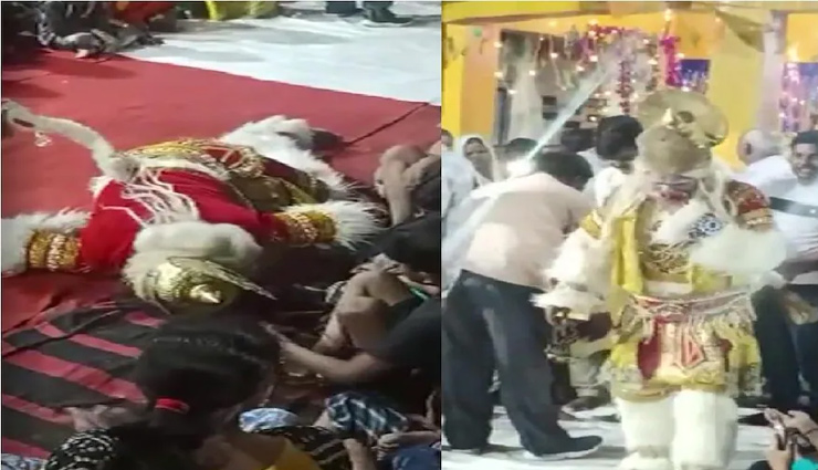 उत्तर प्रदेश: मैनपुरी में गणेश उत्सव पर हनुमान बनकर स्टेज पर डांस कर रहे कलाकार की मौत