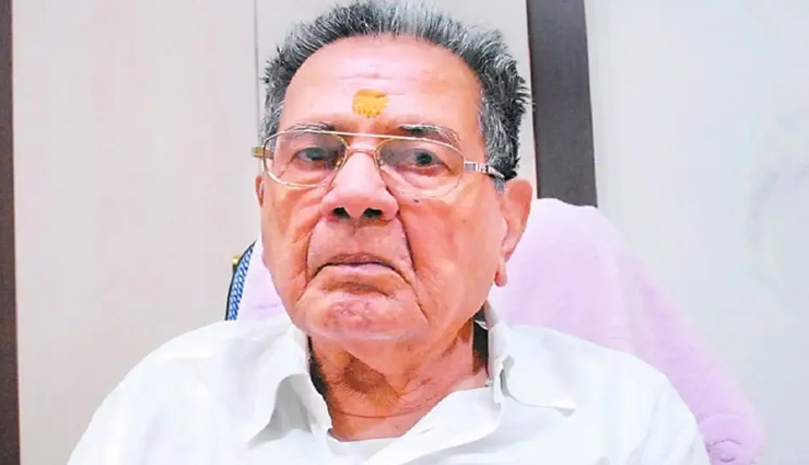 राजस्थान के पूर्व उपमुख्यमंत्री व पूर्व विधानसभा अध्यक्ष हरिशंकर भाभड़ा का निधन, जयपुर में होगा अंतिम संस्कार