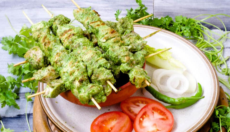 Recipe- Delicious Hariyali Chicken Tikka