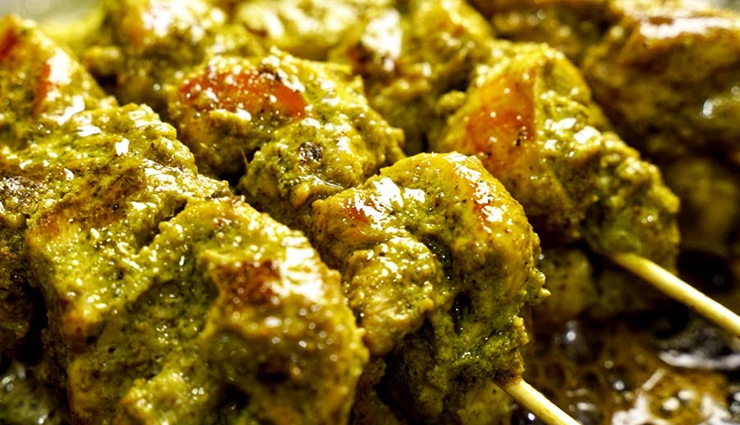 Recipe - The Perfect Non-Veg Snack with Vibrant Flavors Hariyali Chicken Tikka 