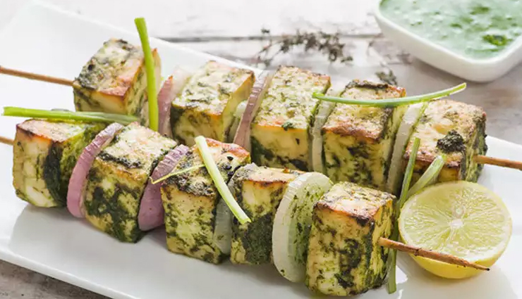 Recipe- Delicious Hariyali Paneer Tikka
