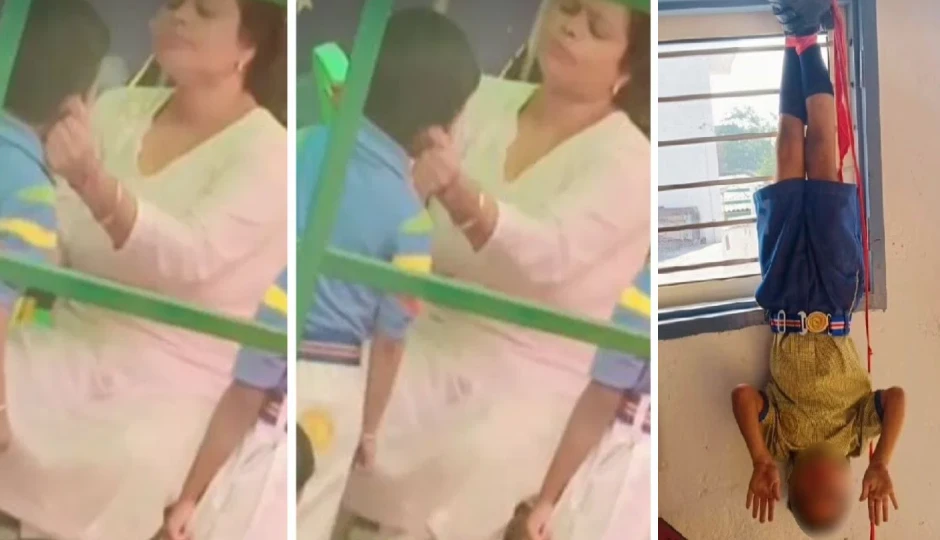 पानीपत के स्कूल में बर्बरता: 7 साल के छात्र को उल्टा लटकाकर पीटा, वायरल हुए क्रूर वीडियो