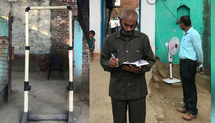 हाथरस केस / पीड़ित परिवार की अभूतपूर्व सिक्योरिटी, घर पर लगाए गए सीसीटीवी कैमरे-मेटल डिटेक्टर, टॉयलेट के लिए भी साथ जा रहे पुलिसकर्मी 