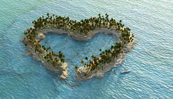 heart shaped landscapes,heart-shaped mangrove,new caledonia,heart reef,australia,isla corazon,ecuador,heart-shaped meadow,uk,heart-shaped island,brasil,meadow in trittau,germany