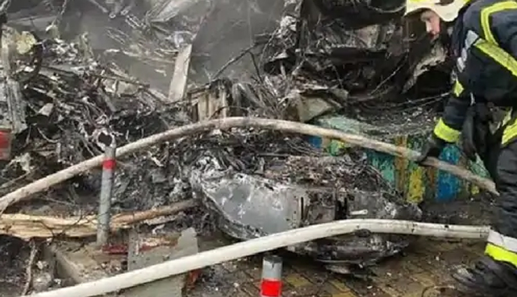 ukraine kyiv helicopter crash video update