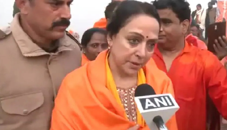 mahakumbh 2025,Hema Malini,dharmendra yadav reaction,mahakumbh stampede